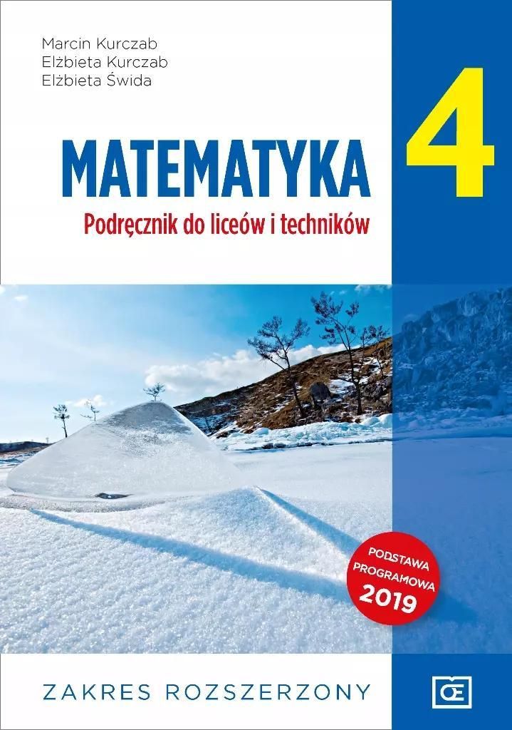 Matematyka 4. Podręcznik. Liceum i technikum. Zakres rozszerzony