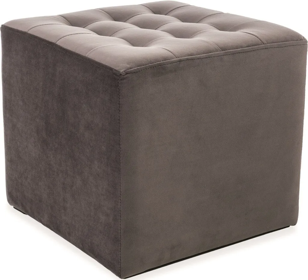 Repose-pieds gris ALFONS pour fauteuil - Idéal pour la détente salon