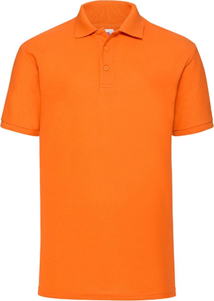 Fruit of the Loom 63-402-0 | 65/35 Piqué Herren Poloshirt - Farbe: Orange - Größe: 3XL