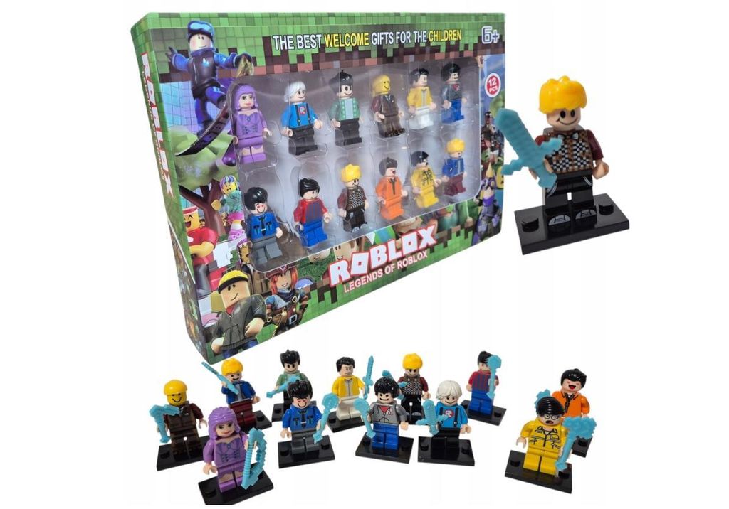 Sada 12 kusů figurek ROBLOX LEGENDS + příslušenství. Obrázek produktu 