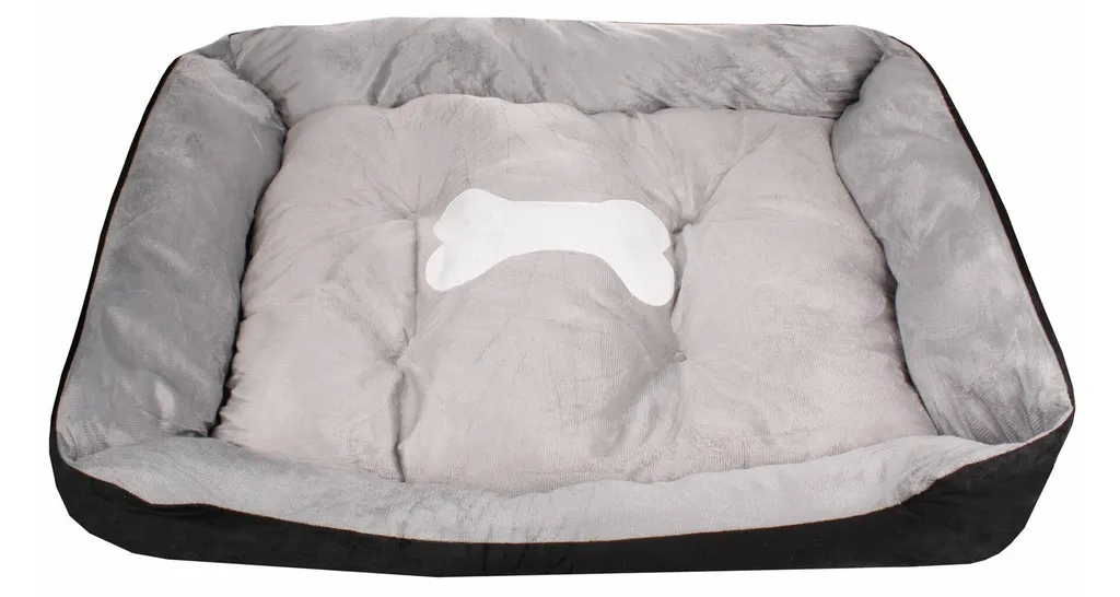 Letto per Cani Design Nero Merco Comfy L - Arreda con Comfort