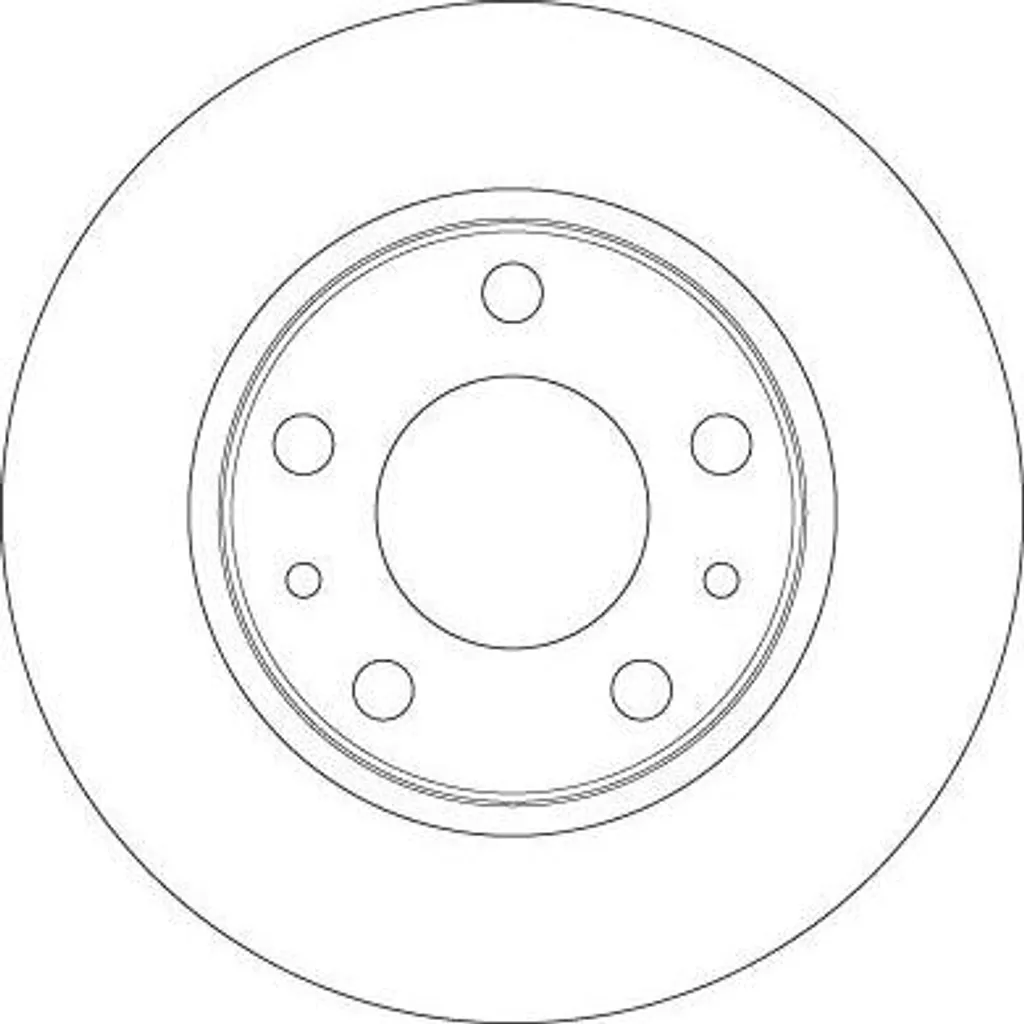 Disque de frein TRW DF6412 OE 42470836 haute résistance thermique