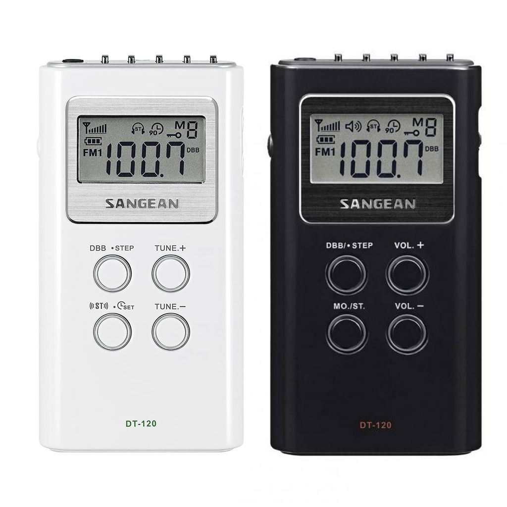 Sangean DT-120B, Tragbar, Digital, AM, FM, 87,5 - 108 MHz, Produktbild 