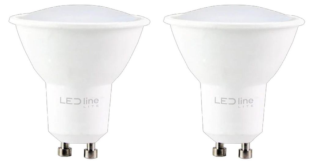 LED Line GU10 LED-Spot 5W 450lm 3000K warmweiß 2 Stück Produktbild 