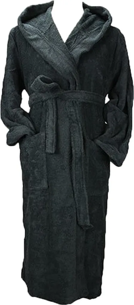 ARTG Robezz Peignoir Mixte Noir en Coton Bio LT5034 Taille S-M