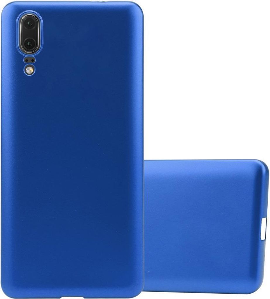 Cadorabo Schutzhülle für Huawei P20 Hülle in Blau Handyhülle TPU Silikon Etui Cover Case