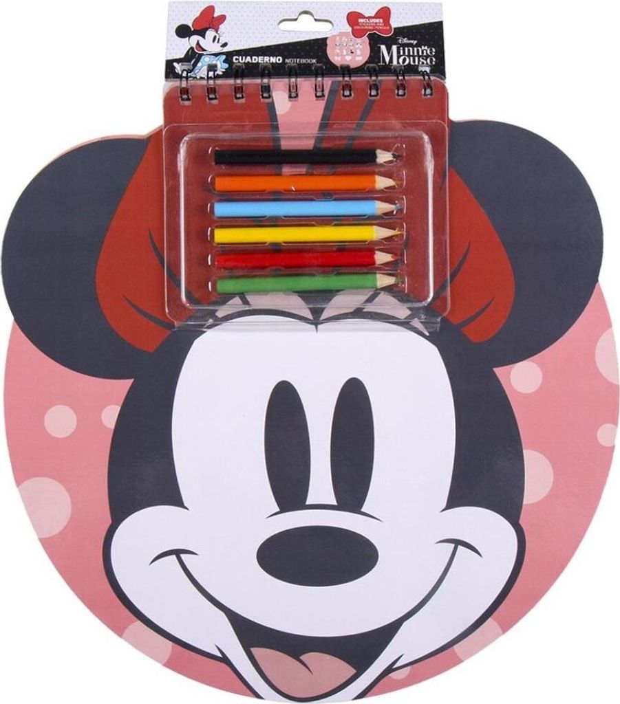 Disney Minnie Maus Heft – Farbiges Notizheft & Schreibheft für Mädchen