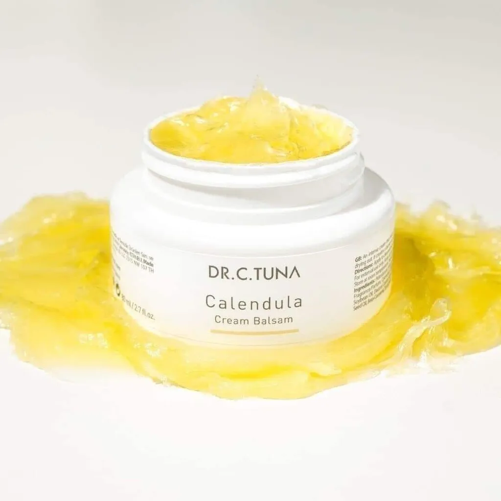 Baume Calendula Dr. C. Tuna 80ml - Formule Riche pour Peaux Sensibles