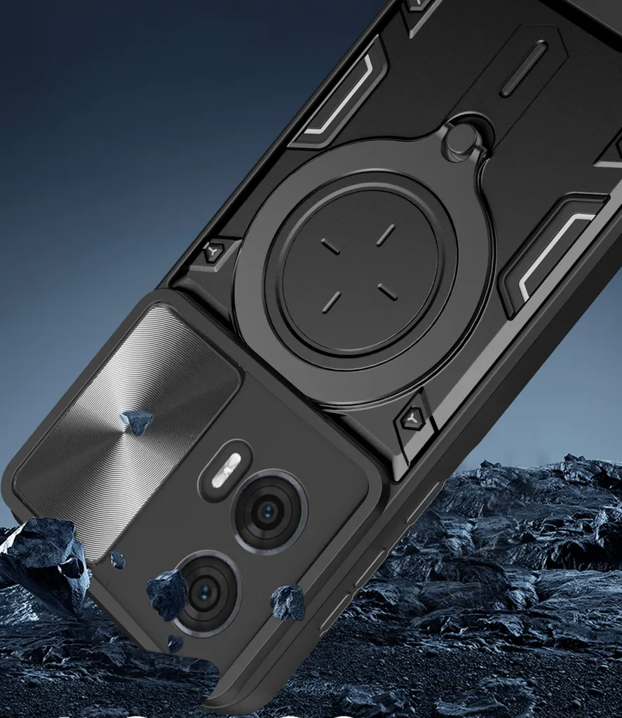 Cover Armor Motorola Edge 50 Pro Viola - Supporto Magnetico e Protezione Totale - 8