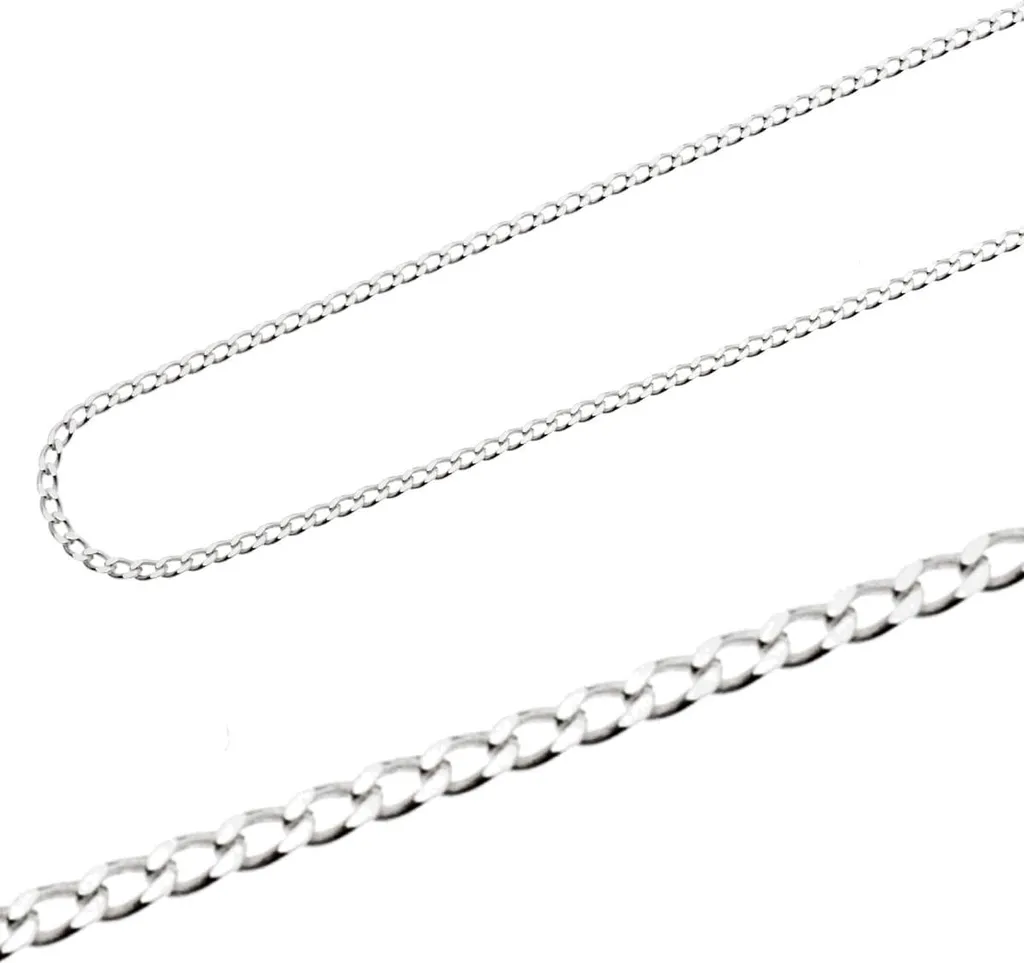 Chaîne ovale argent 925 de 50cm idéale pour porter vos pendentifs