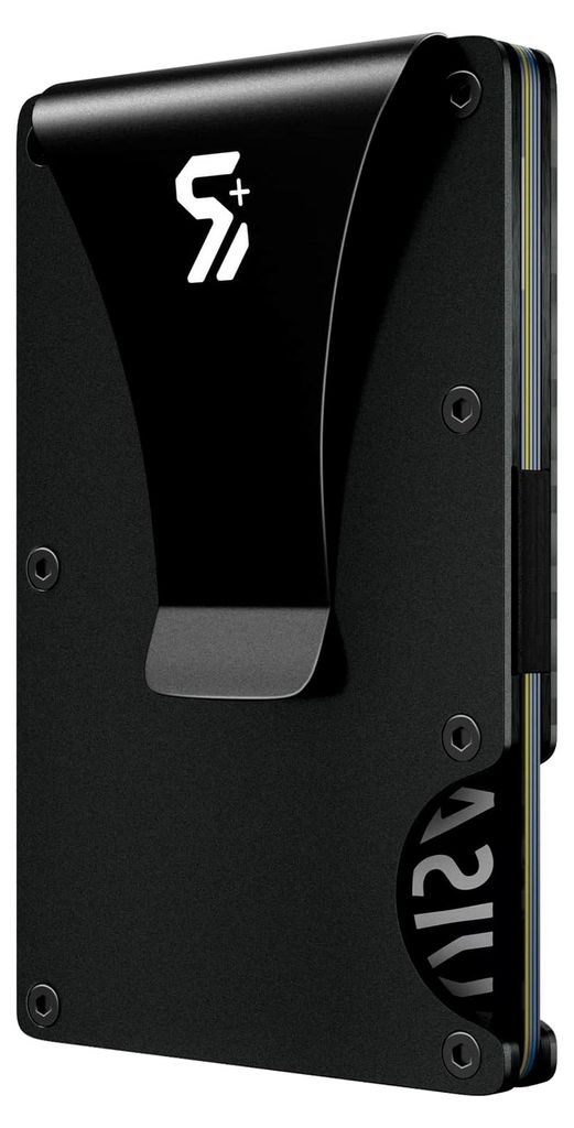 Kreditkartenetui mit Geldklammer und RFID NFC Schutz für Herren, Kartenetui, Geldbörse, Slim Wallet, Platz für bis zu 15 Karten, Tragbar, Stilvo...