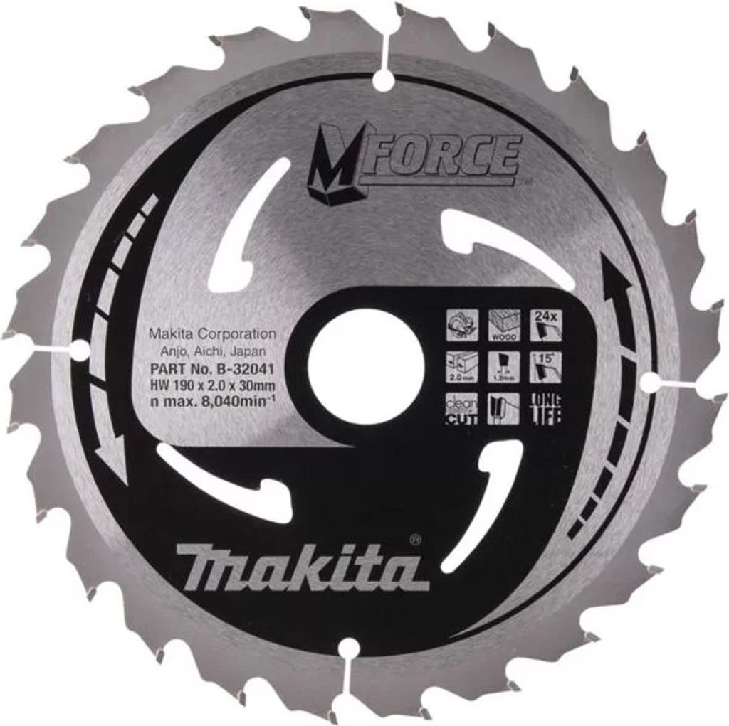 Makita Sägeblatt, MAKFORCE TCT T.C.T • 235 x 30 mm • 1,6 mm Zdjęcie produktu 