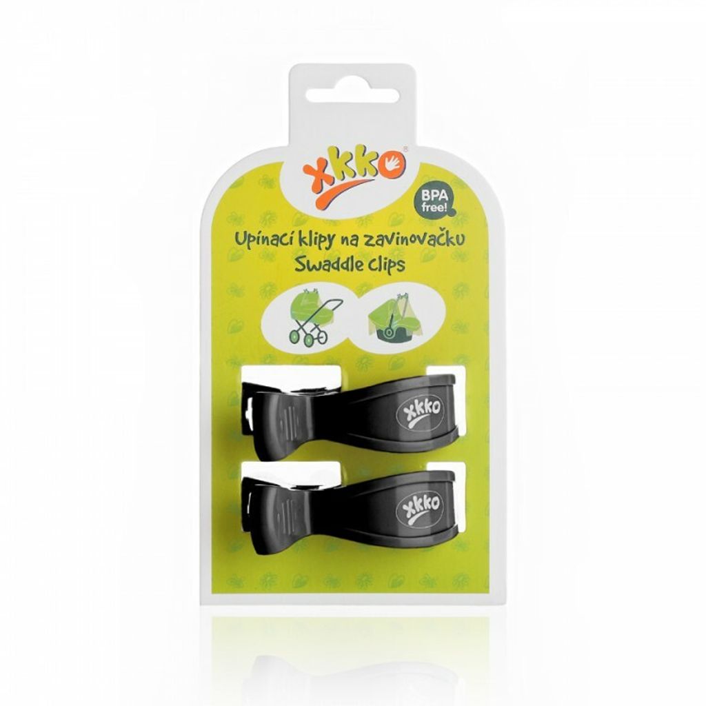 XKKO Klipy na kočár 2ks - Černá Obrázek produktu 
