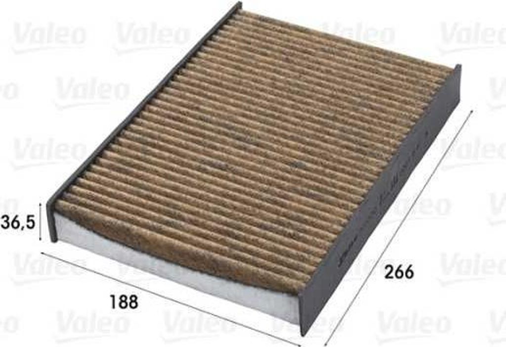 VALEO 701000 Innenraumluftfilter OE 1616959380 kompatibel mit 508