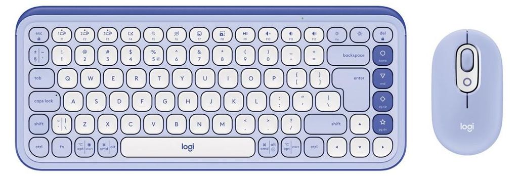 Logitech Pop Icon Combo, Bezdrôtový, Bluetooth, Nožnicový Obrázok produktu 