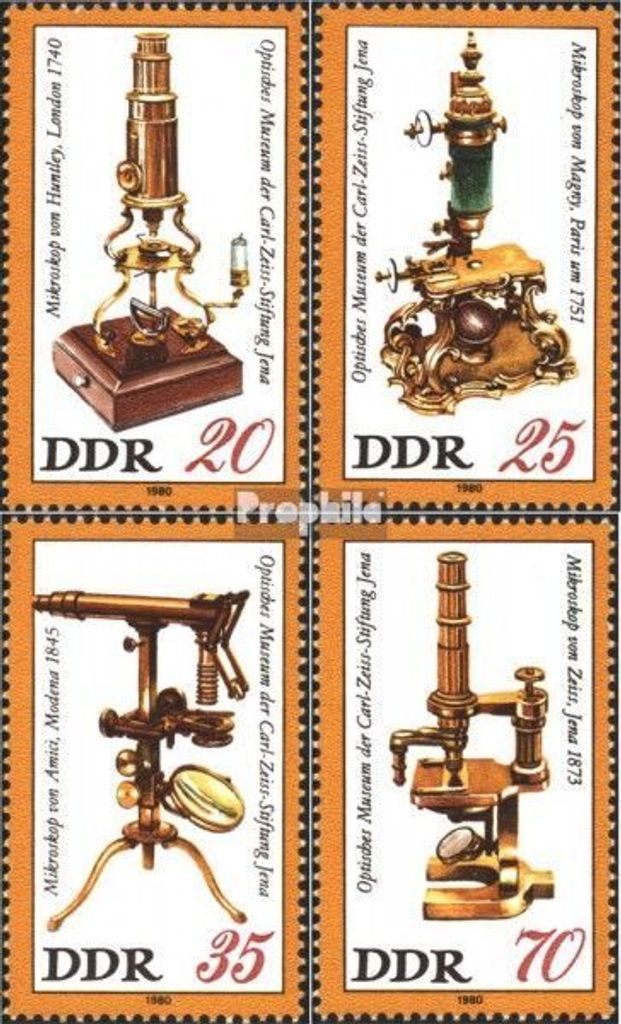 Briefmarken DDR 1980 Mi 2534-2537 (kompl.Ausgabe) Produktbild 