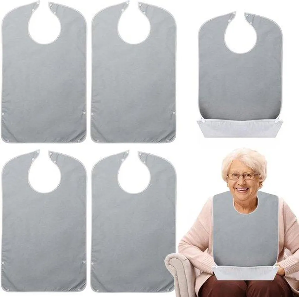 Maillots de bain de piscine pour handicap adulte - Imperméable - Gris x4