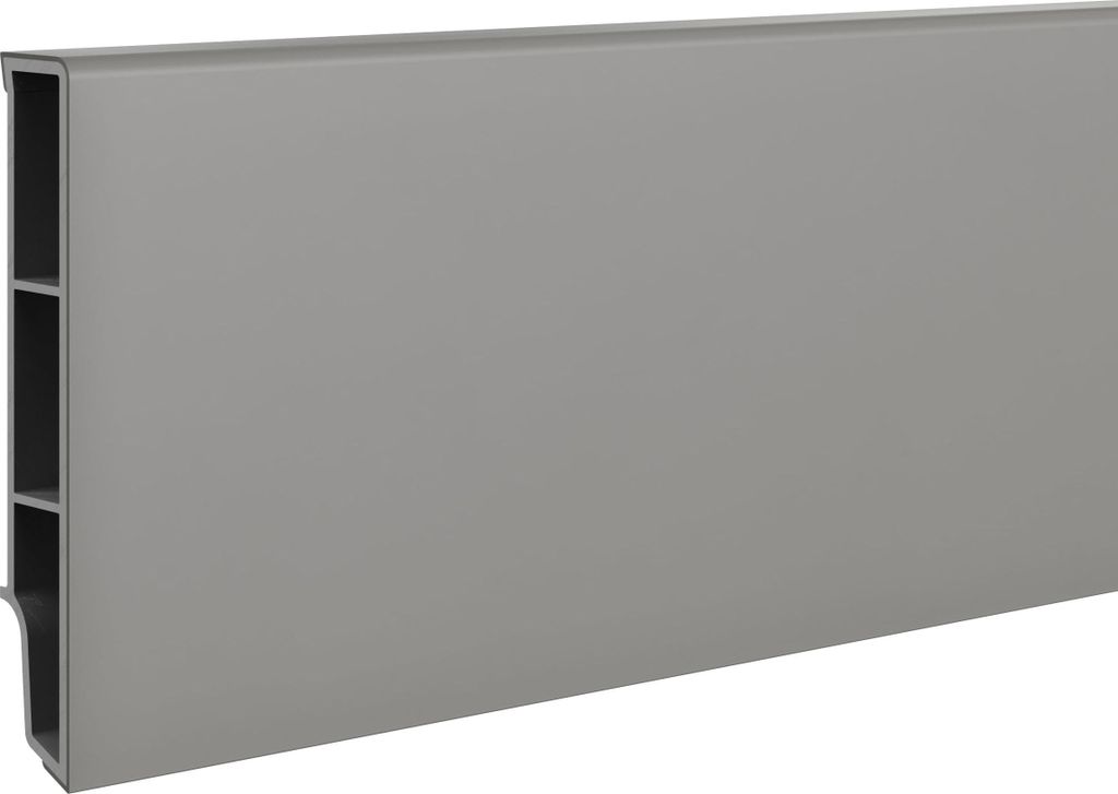 VILO Musterstück Sockelleiste SEMPLA 703 – moderne PVC Fußleiste - wasserfest - stoßfest - SAMPLE 10 cm