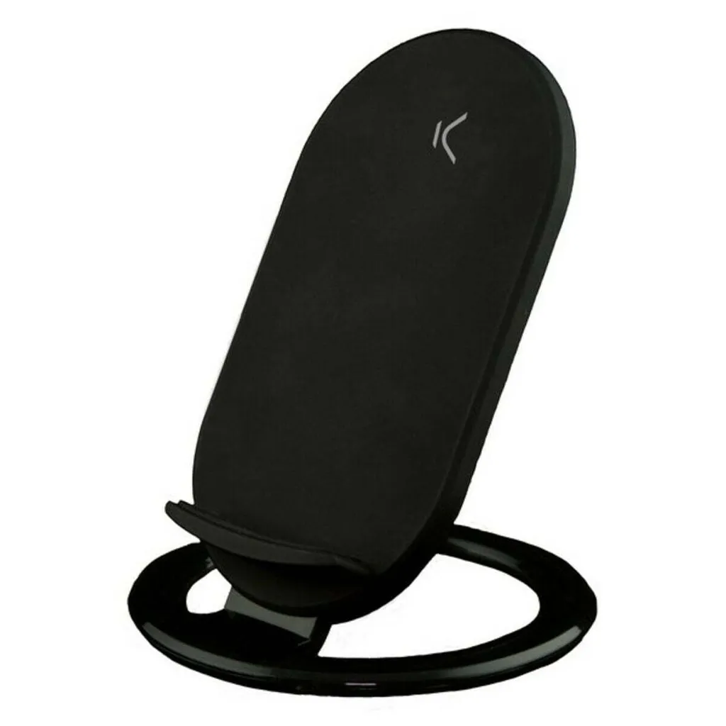 Caricabatterie wireless per smartphone Qi KSIX nero