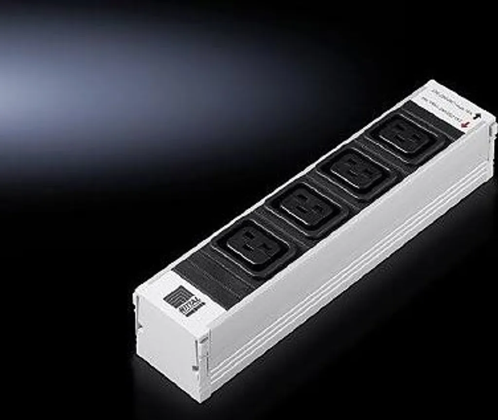 Module Rittal PSM 4 Prises C19 Noir avec Fixation Rapide pour Baie IT