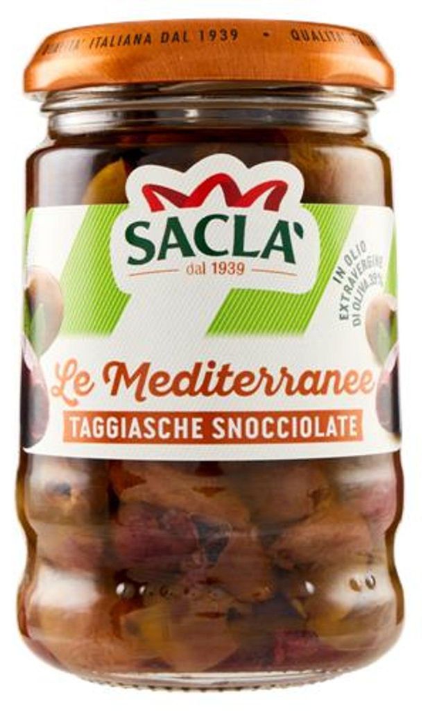 Oliwki Taggiasche bez pestek 180 g Sacla Zdjęcie produktu 