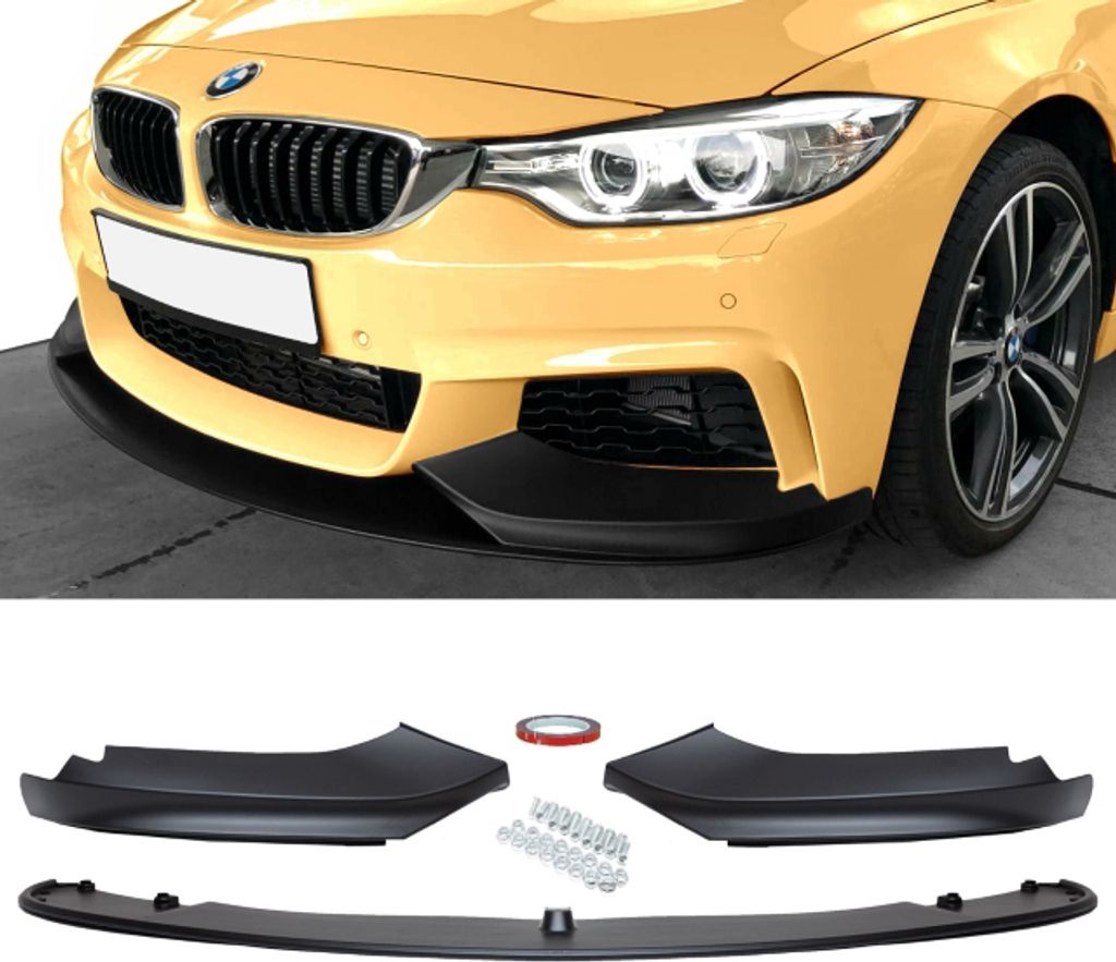 Frontspoiler Schwarz Sport-Performance passend für BMW F32 F33 F36 mit M-Paket