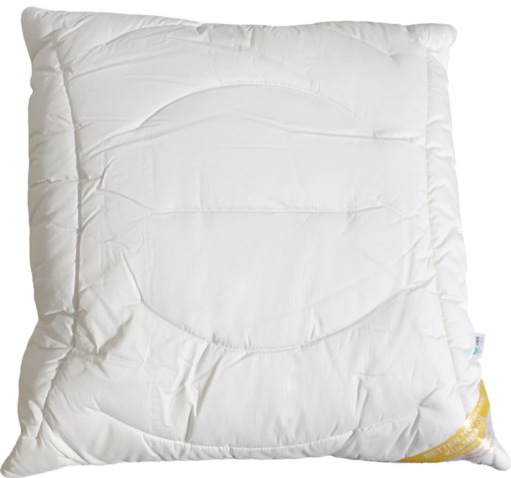 Merino Zirbenholz Kopfkissen 80x80 cm Zirbenkissen Wohlfühlkissen mit Zirbenduft