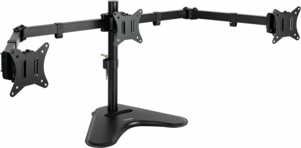 Fixation murale articulée pour gagner de la place sur bureau 17 à 27"