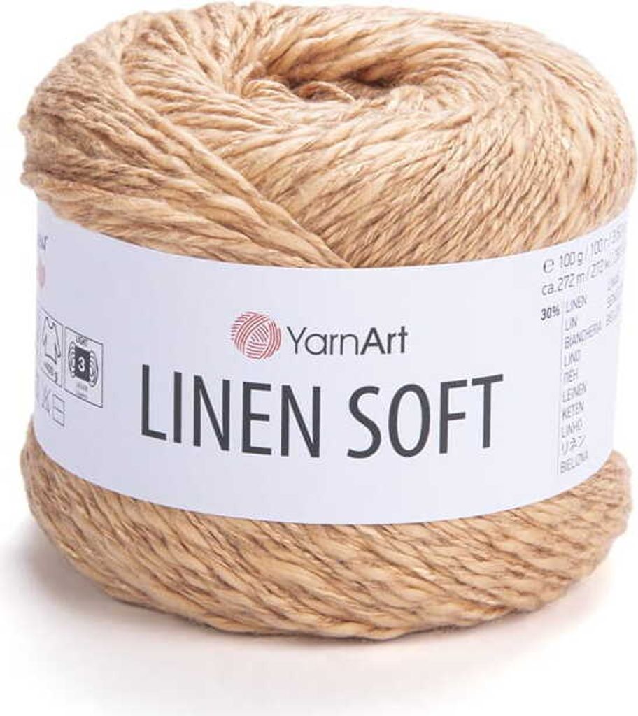 Ľanová priadza Soft 4 x 100 g 7305 Obrázok produktu 