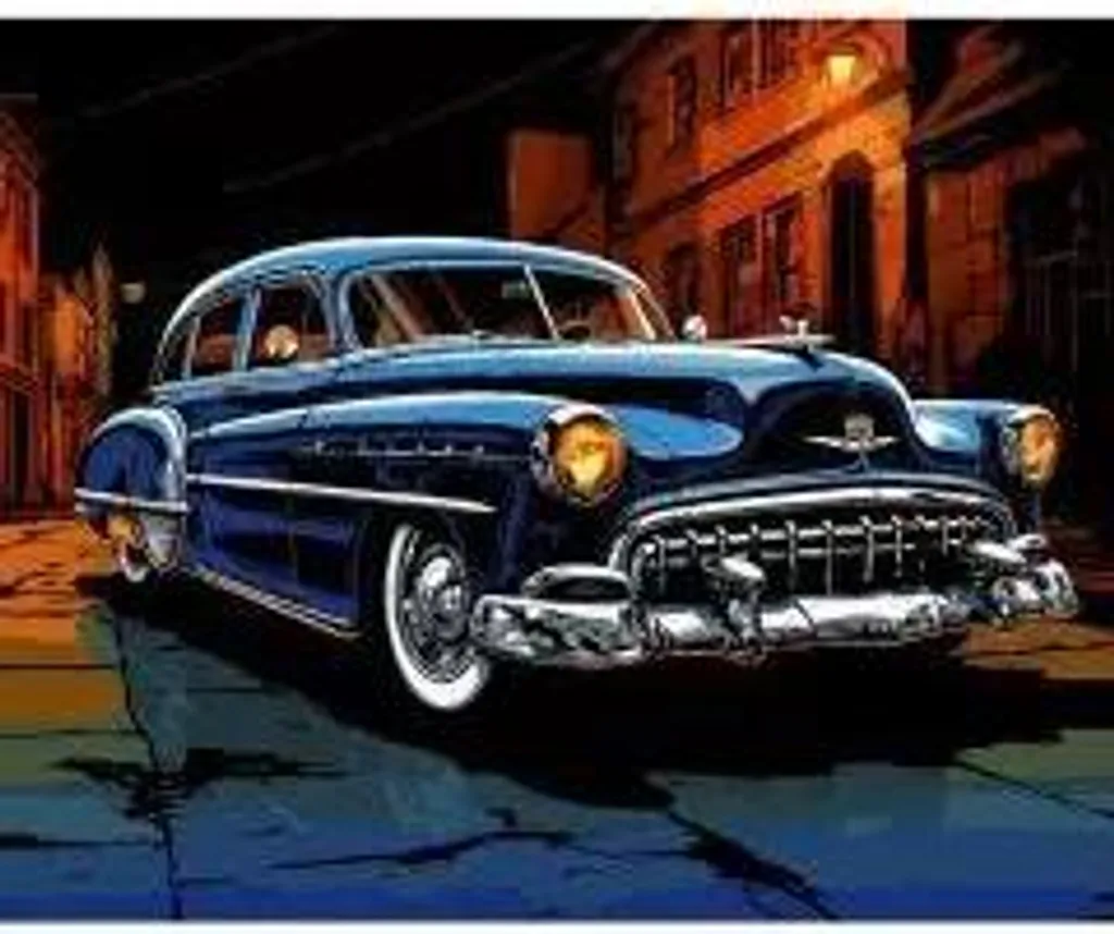 Peinture par numéros voiture 40x50cm pour se détendre et décorer