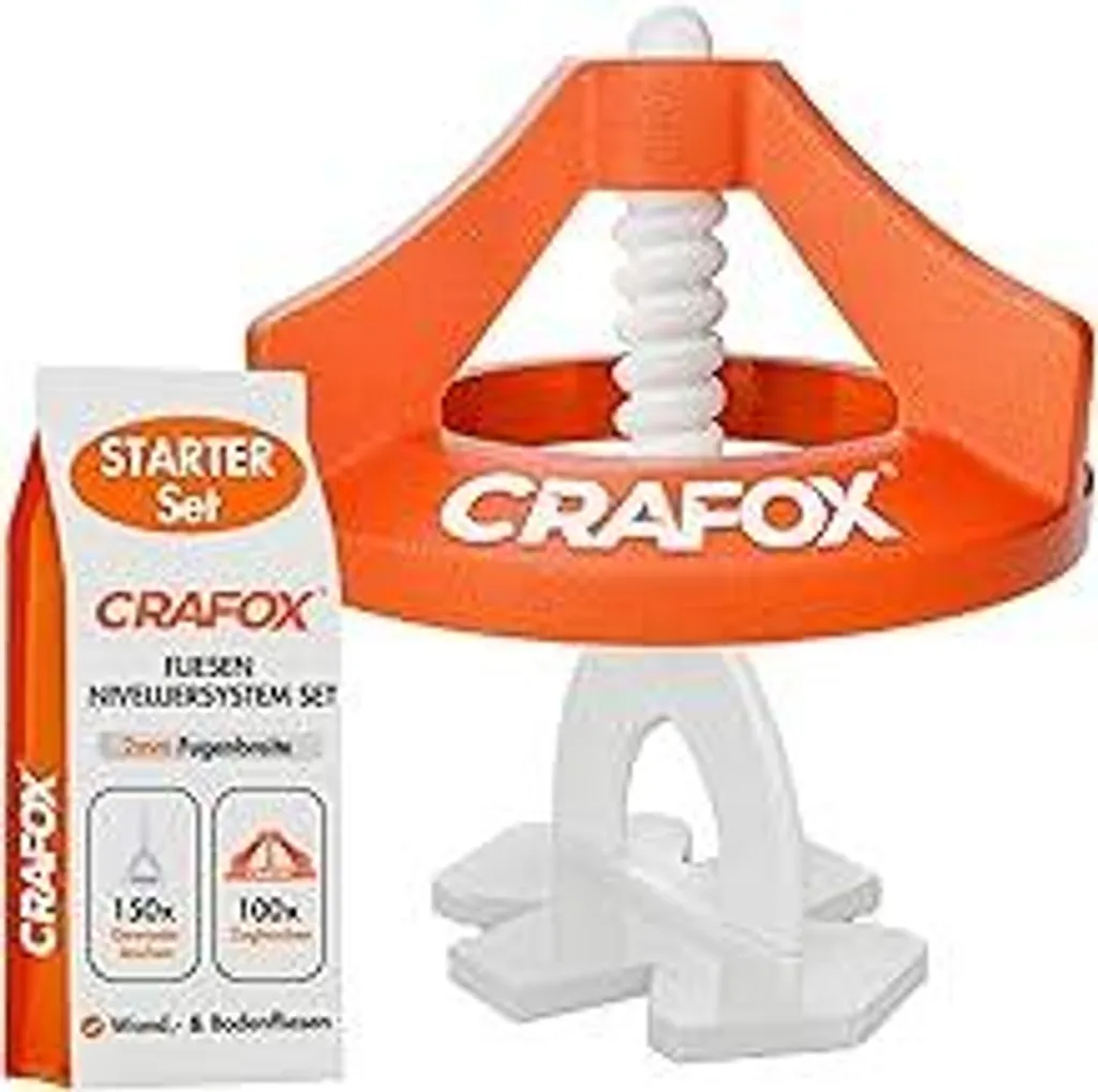 CRAFOX Kit Livellamento 2mm: 150 Clip e 100 Cappucci Riutilizzabili