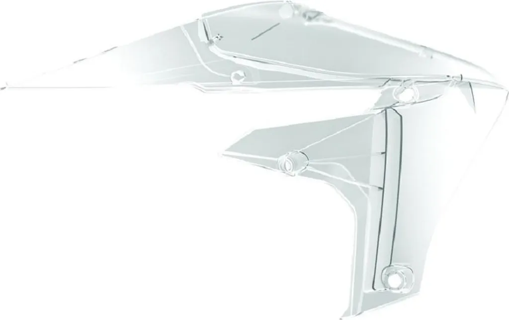 Becquets de radiateur transparents moto cross pour Yamaha YZ 250 450
