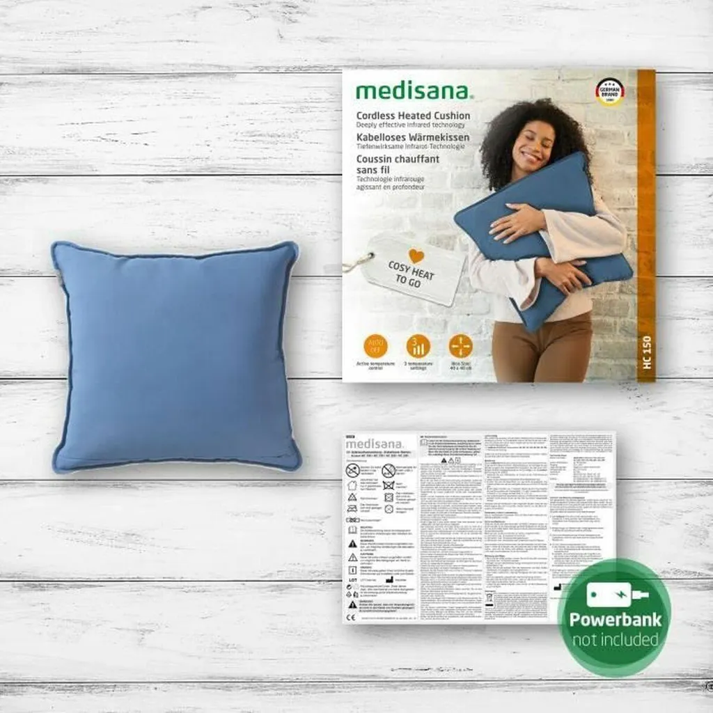 Coussin Électrique Multifonction Medisana HC 250 - Texture Douce 10W - 6