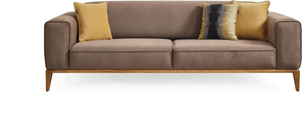 Sofa 3 Sitzer Stoff Dreisitzer Sofas Luxus Wohnzimmer Stil Moderne Couchen