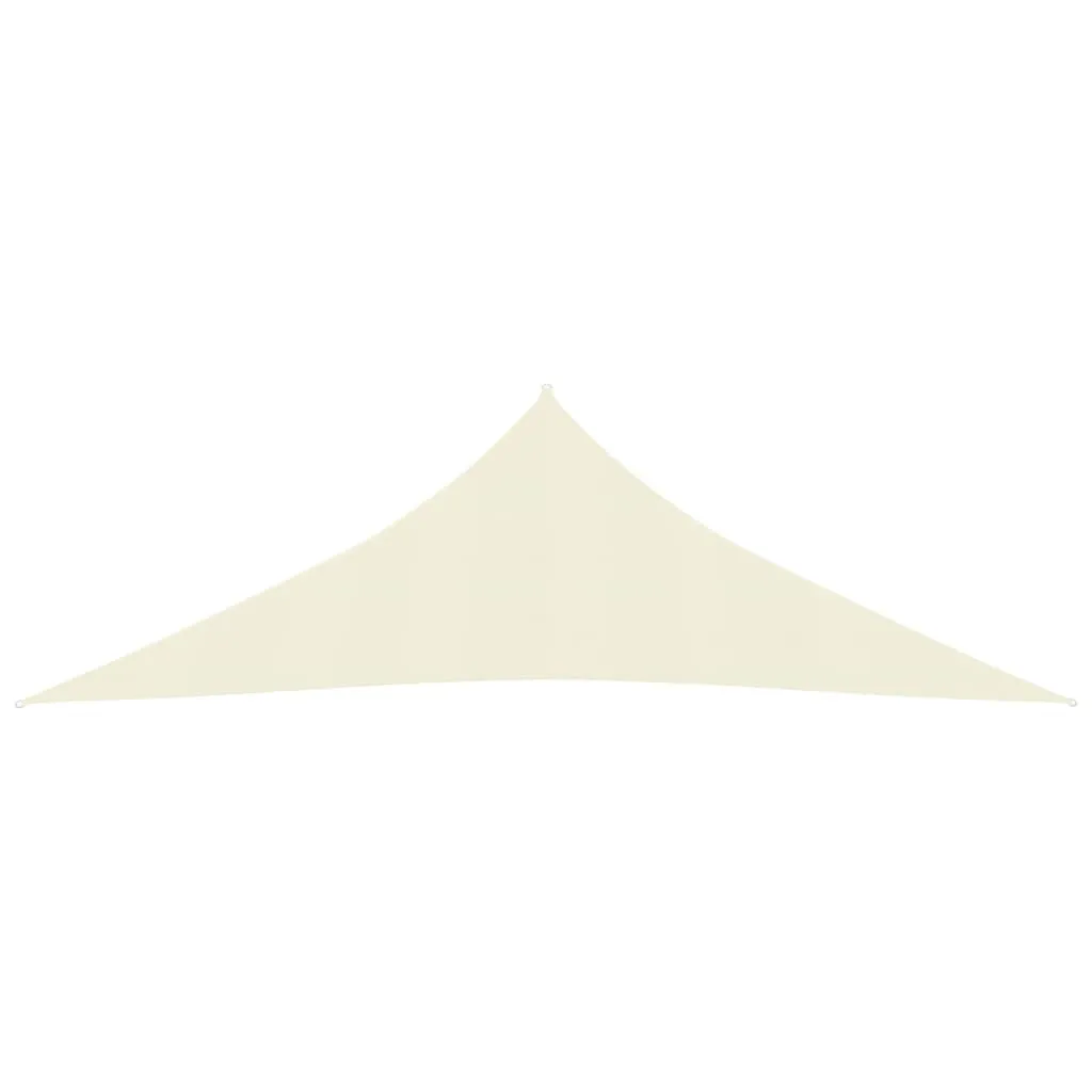 Tenda a Vela HDPE 160g/m² Living Store Crema 3,5x3,5x4,9m | Alta Resistenza