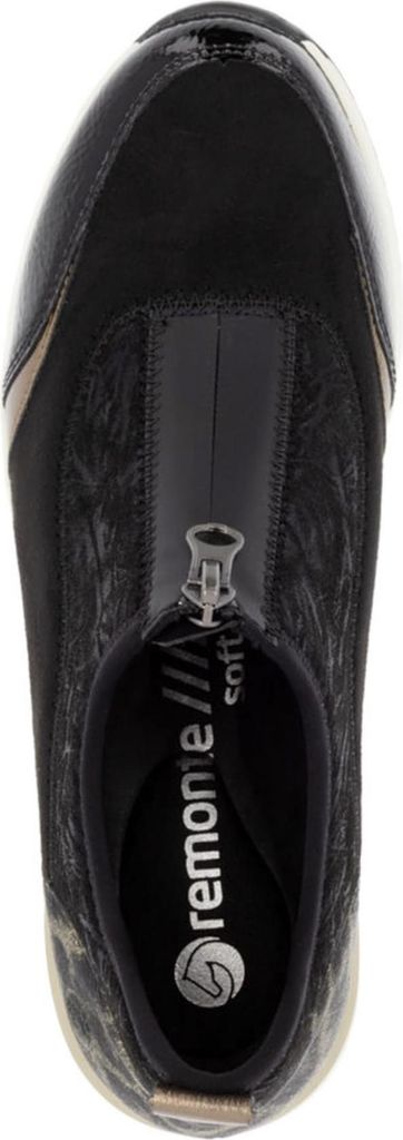 Remonte Damen Sneaker für Individualität und Einzigartigkeit D0T08, Größe:37 EU, Farbe:Schwarz
