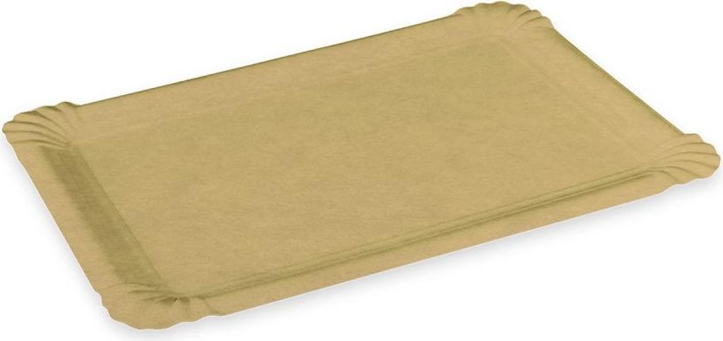 Kraftpapiertablett 17 x 23 cm 250 Stück.