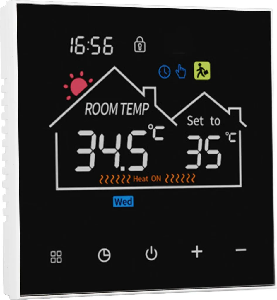 Thermostat Programmable Tactile Couleur pour Régulation de Chauffage - 6