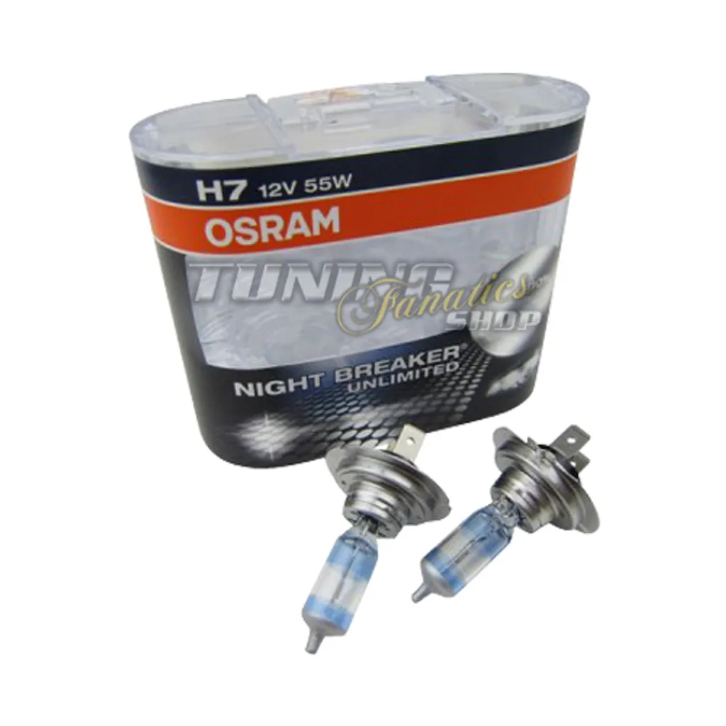 Ampoule Phare H7 Osram NightBreaker Plus pour Feux de Croisement 2x