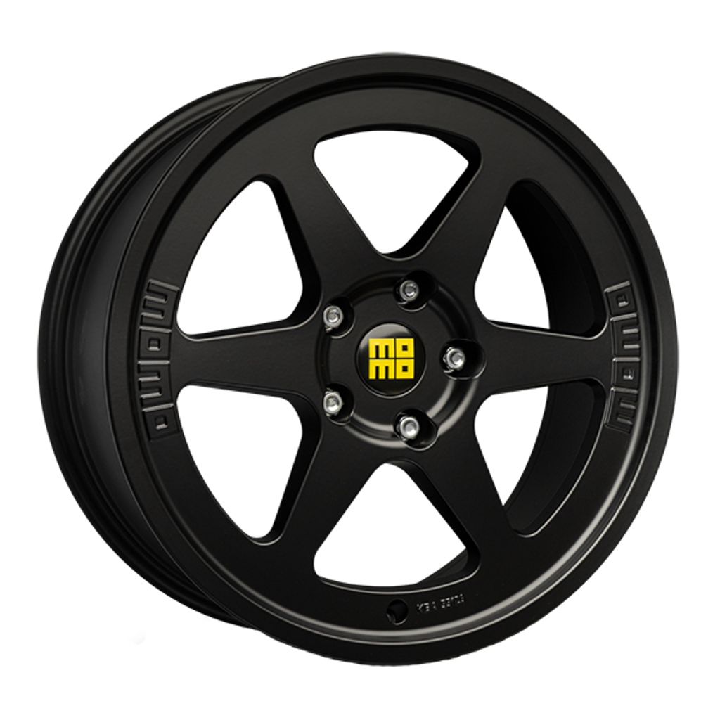 ALUFELGE MOMO Heritage 6 8x18 5x112 ET 45 MATT BLACK Produktbild 