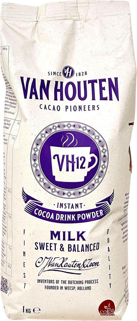 VAN HOUTEN VH12 Kakaopulver 1KG – süß & ausgewogen Instant Produktbild 