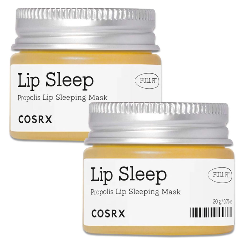 COSRX Lip Sleep Propolis Sleeping Mask Lippenflege Lippenmaske gepflegte Lippen, 2x 20g