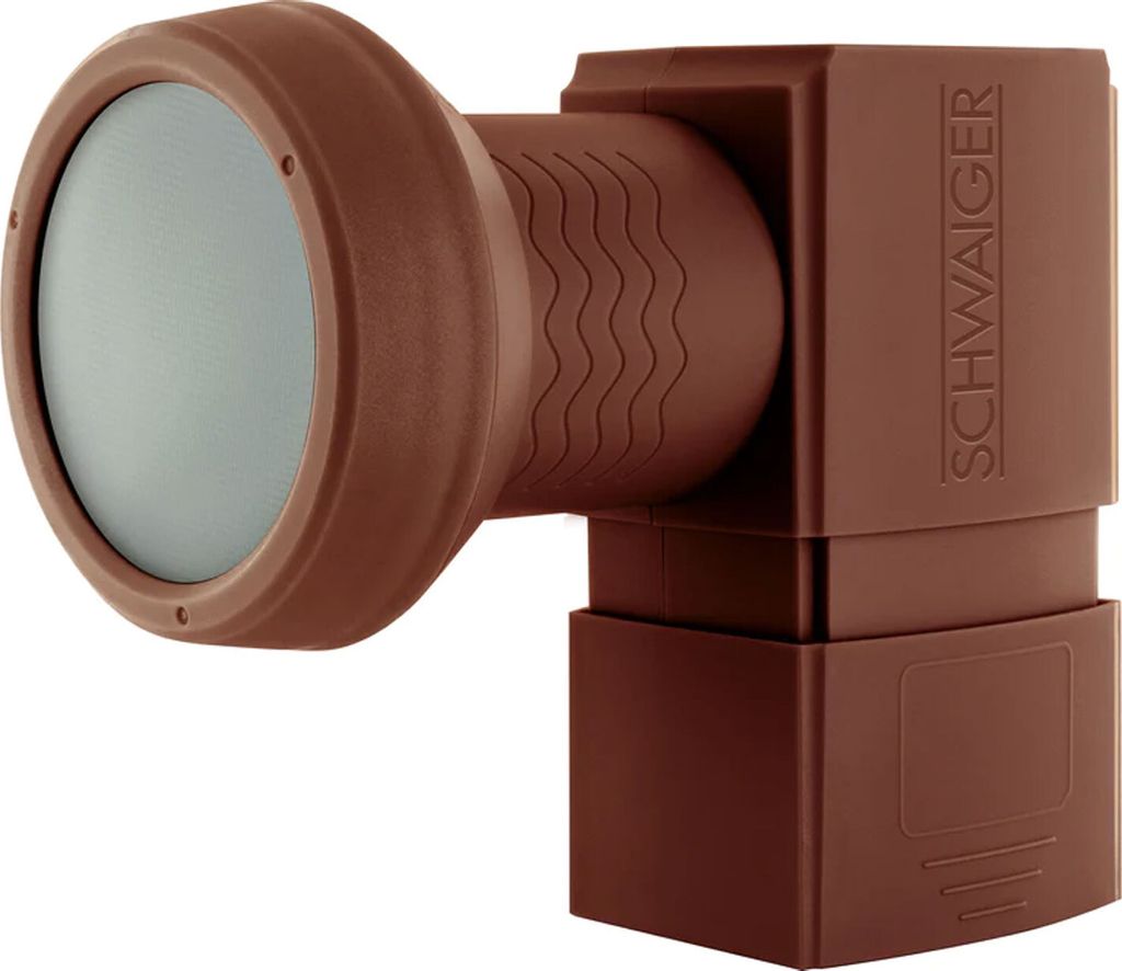 Schwaiger LNCR0003 ziegelrot SUN PROTECT Digitales Quattro LNB