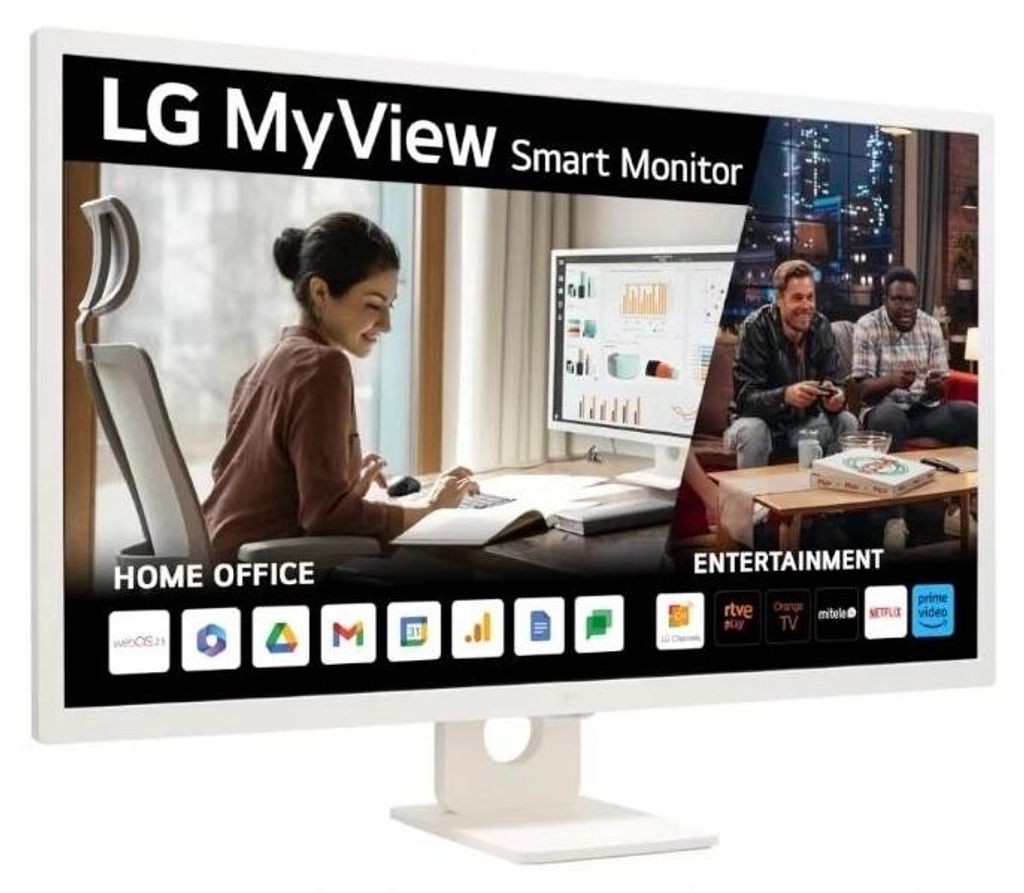 LG 32SR50F-W monitor Smart 32"IPS FHD HDMI USB MM Imagen del producto 