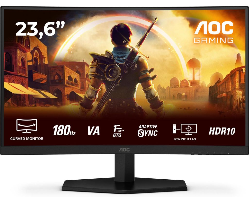 AOC Gaming C24G42E - monitor LED - do gier - zakrzywiony - Zdjęcie produktu 