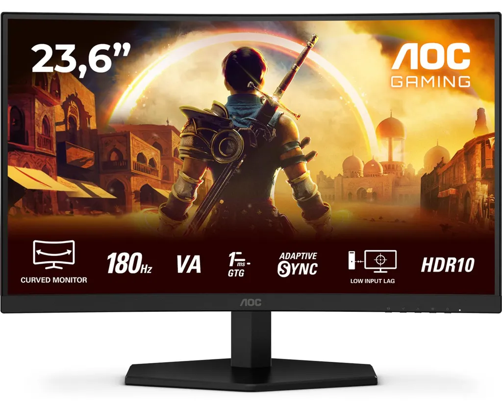 AOC C24G42E Écran Gaming 24" VA FHD 180Hz 0,5ms Réactif Noir