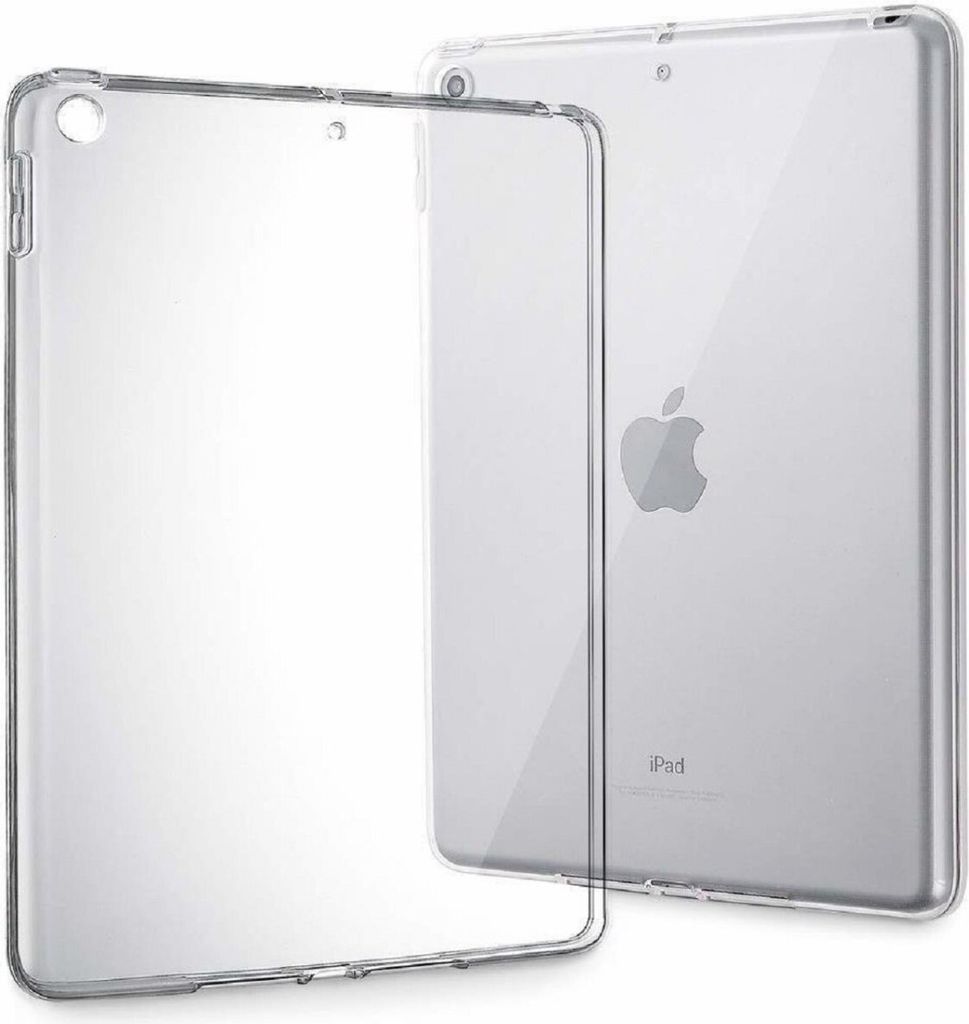 Ultra Silikon Slim Case Kameraschutz kompatibel mit iPad Pro 12,9" Transparent
