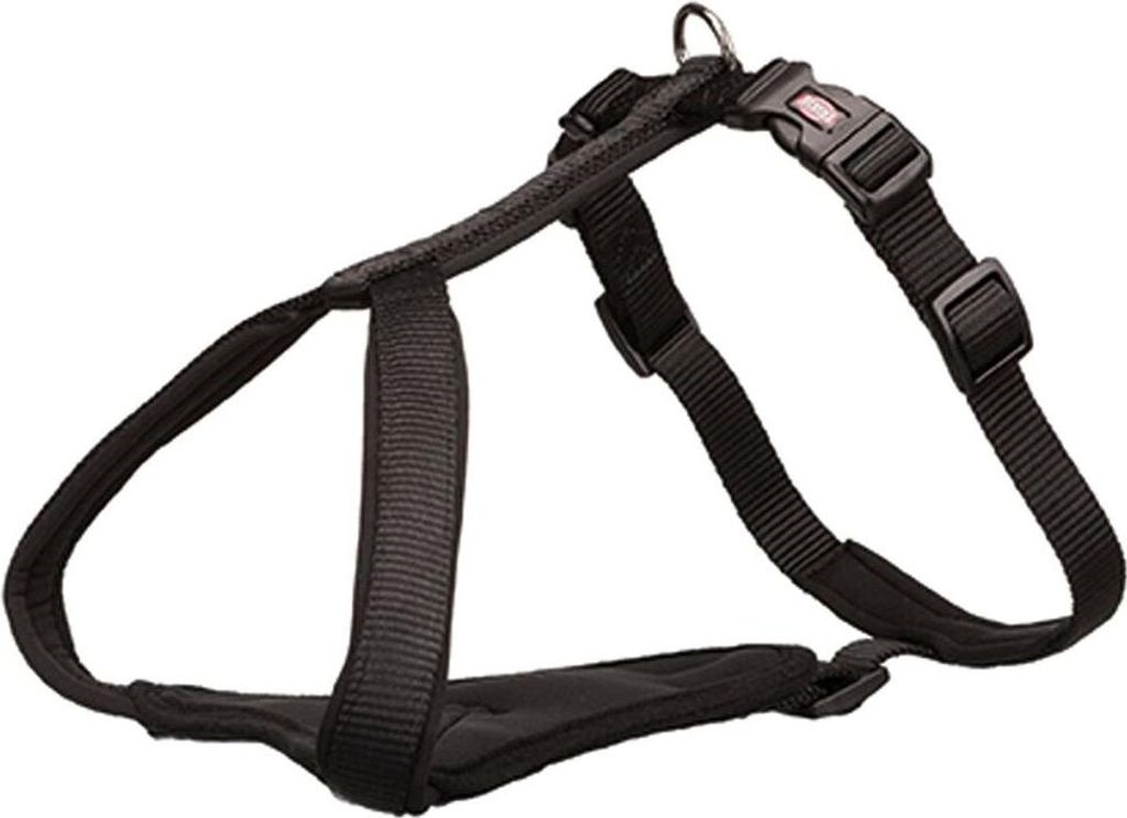 Trixie Premium Y-Geschirr - schwarz - 95-120 cm/25 mm
