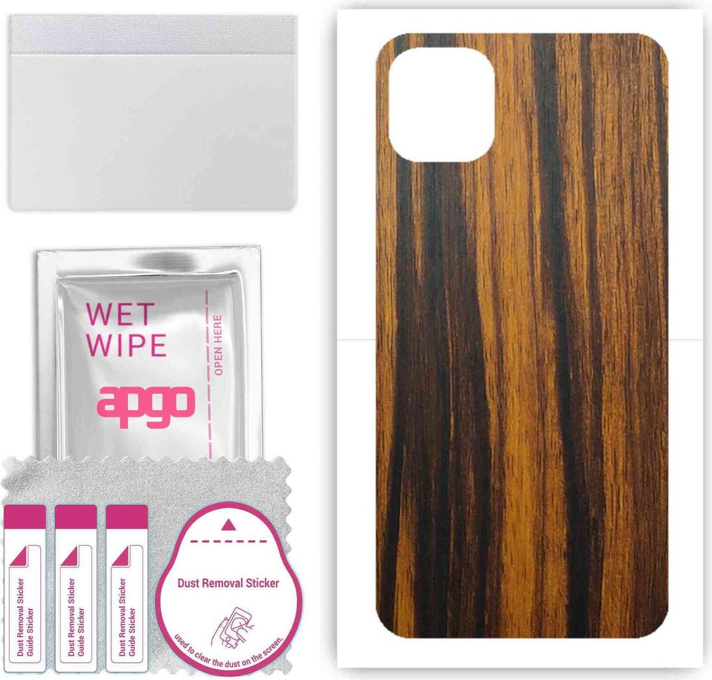 apgo Rückseite Schutzfolie, Skin, kompatibel mit Apple iPhone 11 Pro Max, Hinten Displayschutzfolie aus Vinylfolie, kratzfest, einfache Montage - ...