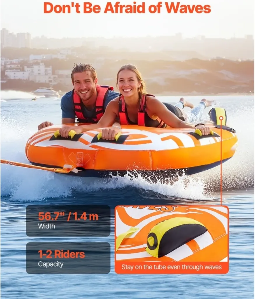 Bouée tractée 1-2 personnes Fun-Tube Sofa avec son pack accessoires - 2